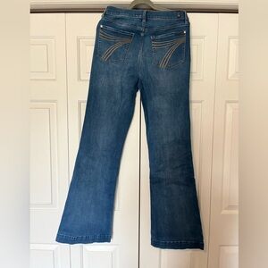 7 For All Mankind Blue Flare Jeans